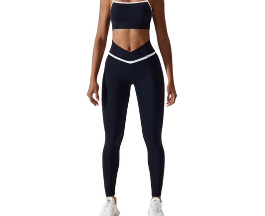 Quick Drying Fitness Suit Set Top Female